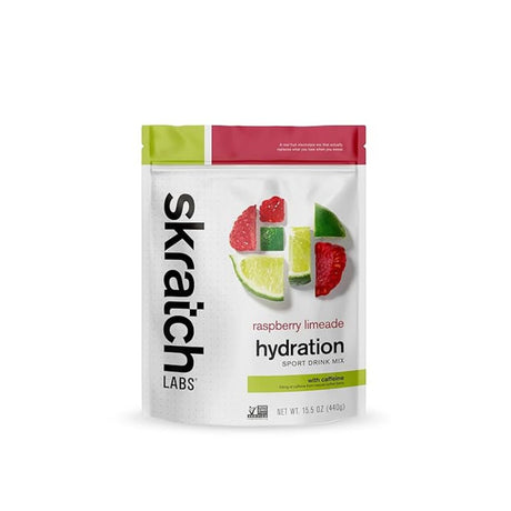 Bebida Energética Skratch Labs con cafeína Limonada-Frambuesa 440g - Energía deportiva