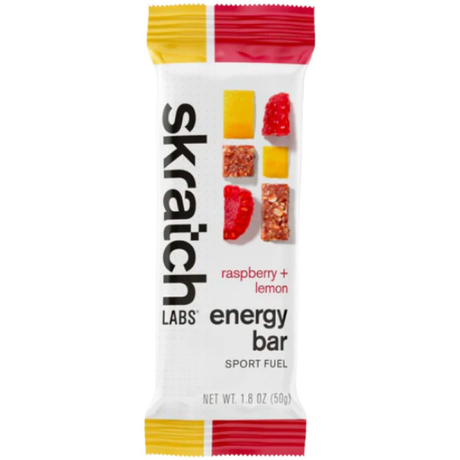 Skratch Labs barrita energética 50g frambuesa – snack saludable integral [imagen 1]
