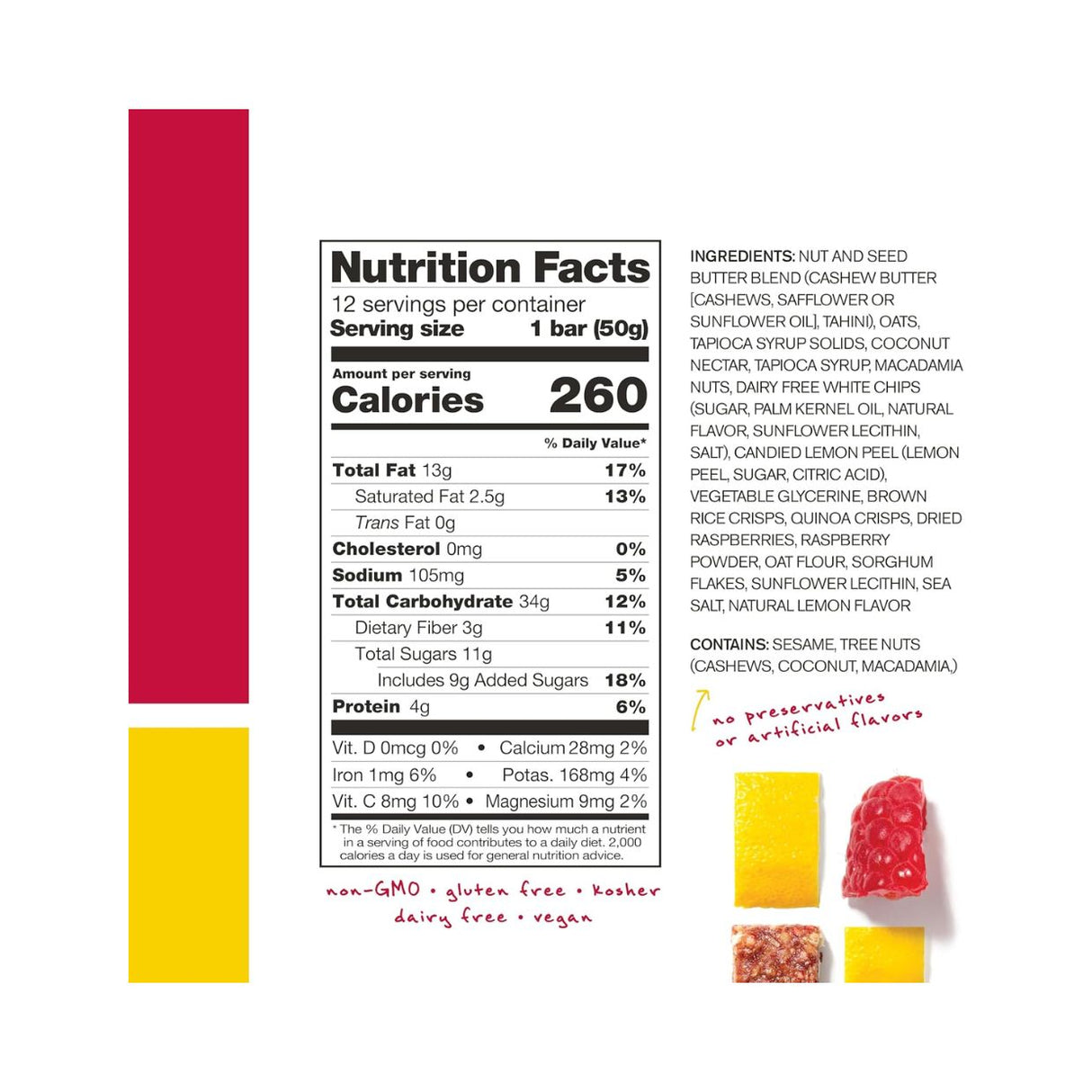 Barra Energética Skratch Labs Limonada Frambuesa 50g