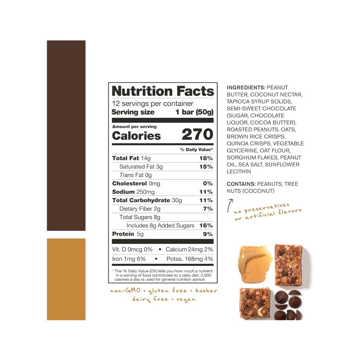 Barra Energética Skratch Labs Chocolate y Mantequilla de Maní 50g