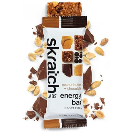 Barrita deportiva Skratch Labs maní y chocolate – snack rápido para entreno [imagen 2]