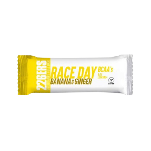 Barrita Energética 226ERS Vegana RACE DAY BCAA´S Banano-Ginger 40g
