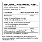 Forebrain Force Factor – Vitaminas para el cerebro y rendimiento Imagen 3