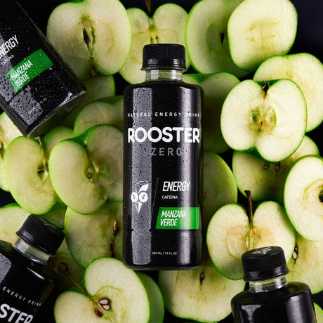 Bebida Energética Rooster Manzana Verde 300ml - Energía deportiva 1