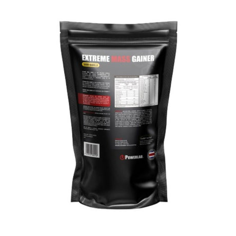 Proteína Extreme Mass Gainer PowerLab Vainilla 600g - Energía deportiva 1