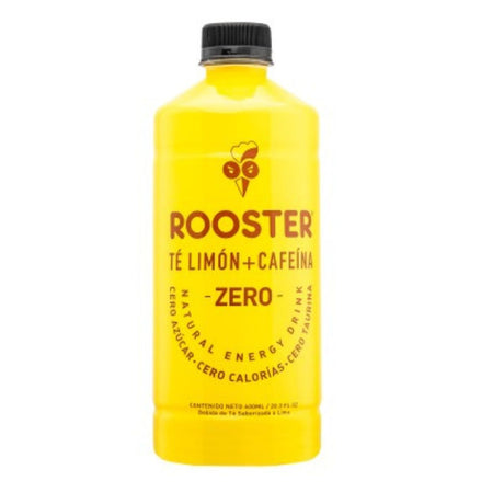 Bebida Energética Rooster Té Negro Limón 600ml - Energía deportiva