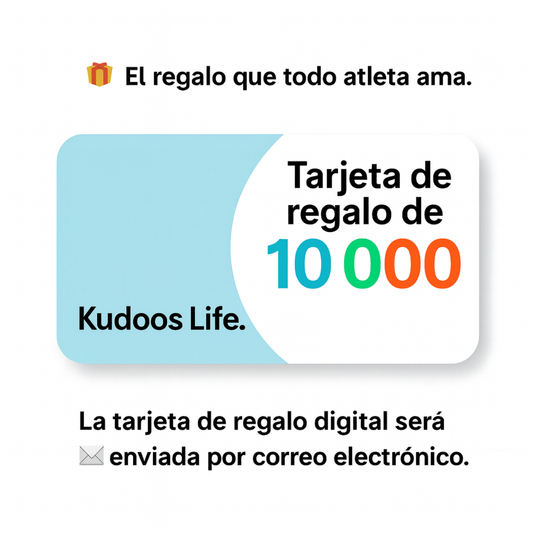 Kudoos Gift Card ₡10.000 – tarjeta digital perfecta para deportistas en Costa Rica [imagen 2]