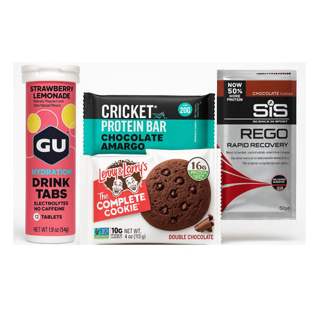 Pastillas Hidratantes GU Limonada Fresa 12 Tabletas - Hidratación Óptima 1 Barrita Proteína Gricket House Chocolate Amargo 60g - Energía Sostenida 2
Galleta Proteína Lenny & Larry Doble Chocolate 113g - Nutrición Vegana 3 Bebida Energética SIS Chocolate 50g - Rendimiento Máximo 1