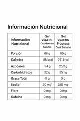 Set Ruta 226ERS Fructosa Ciclodextrina Dual - Nutrición Ciclismo Imagen 2