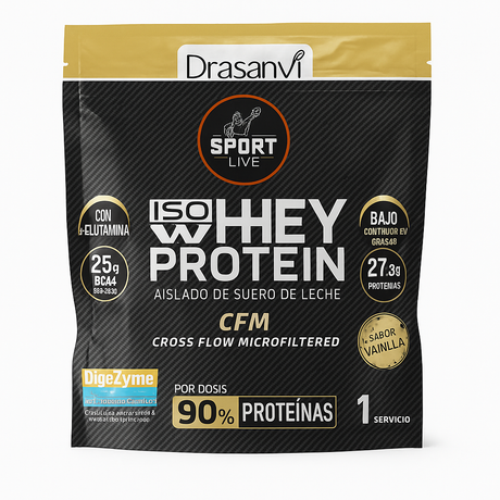 Whey Protein Recuperación Muscular Aislado Vainilla