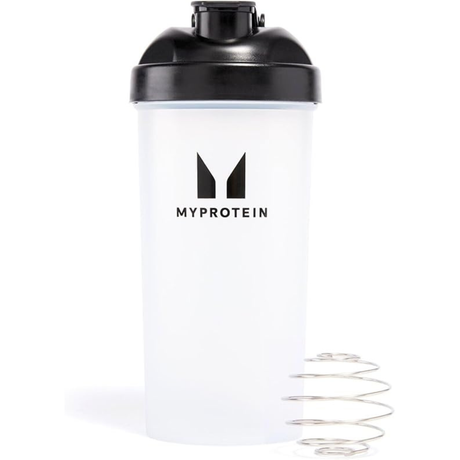 Myprotein shaker 600 ml negro transparente – batidos sin grumos [imagen 1]