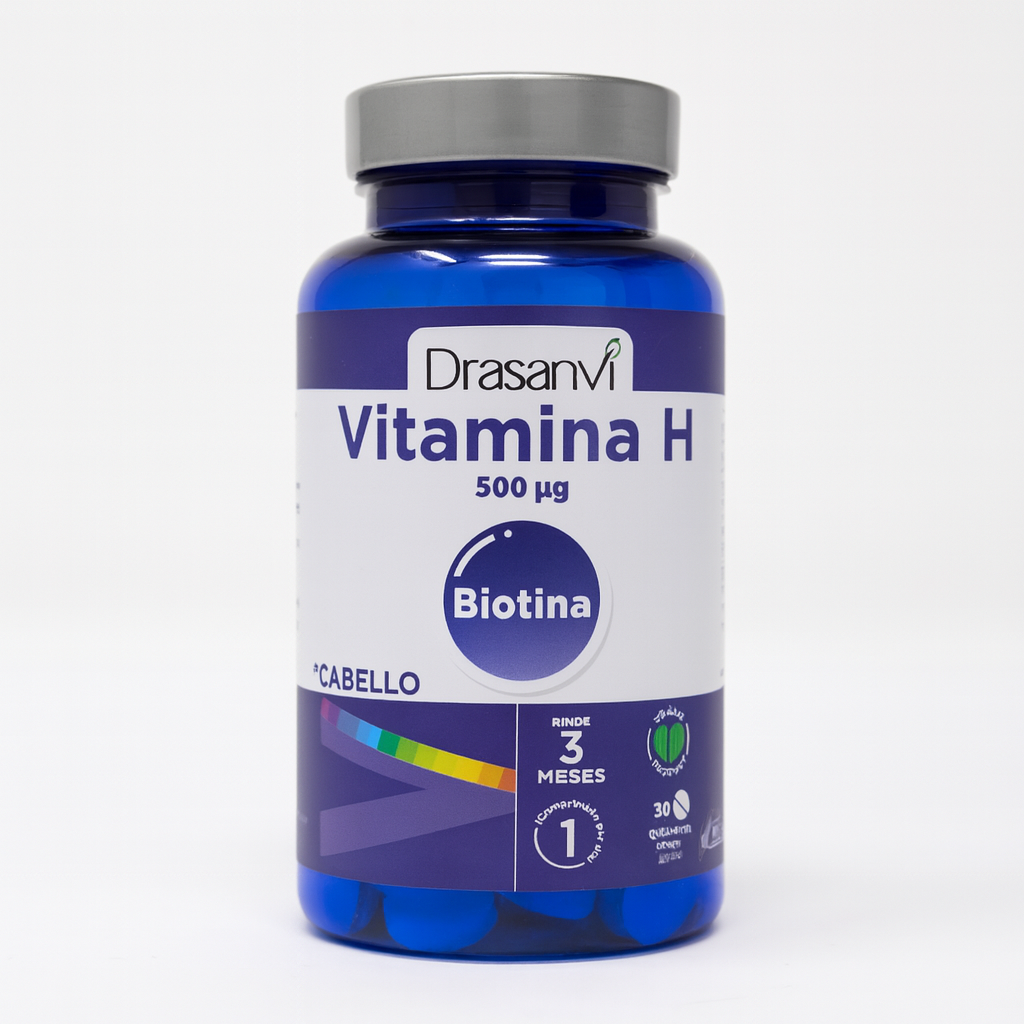 Biotina Vitamina H - Fortalece Cabello y Uñas