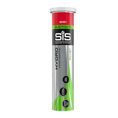 Pastillas Hidratantes SIS GO Hydro con Electrolitos Mora 20 Tabletas - Hidratación y energía