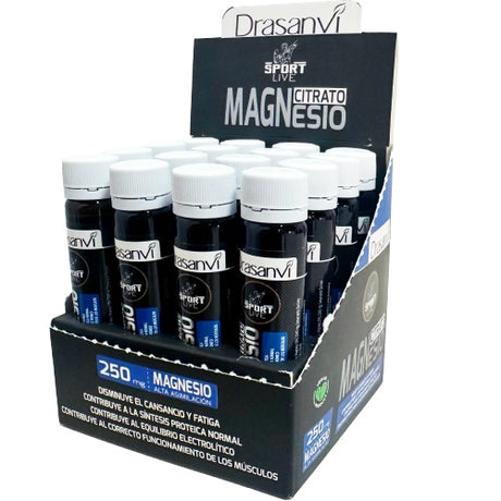 Suplemento Drasanvi Magnesio Melocotón 16 Viales - Recuperación Muscular 1