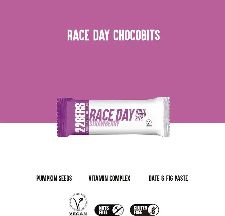 Barrita Energética 226ERS Vegana Race Day Fresa 40g