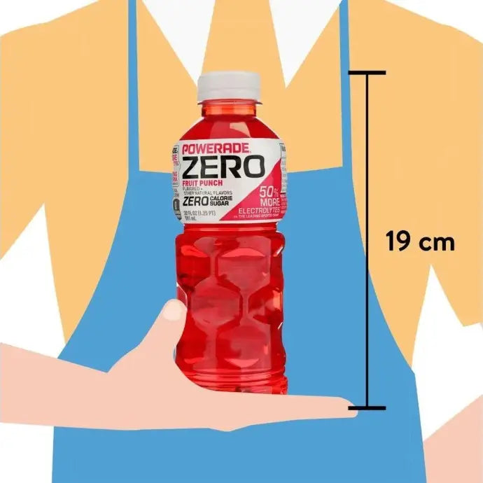Bebida Hidratante Powerade Zero Ponche de Frutas 591ml