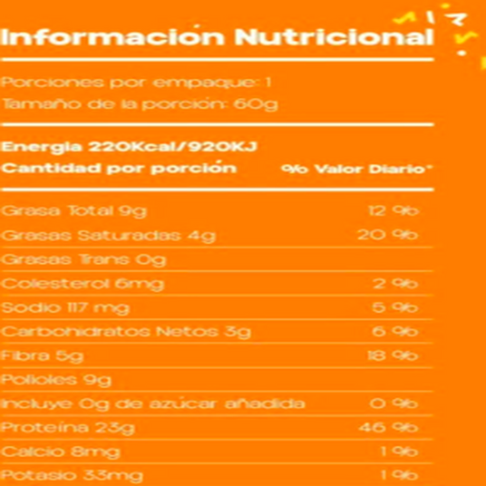 Barrita de proteína Perform caramelo – energía sostenida en ruta CR [imagen 7]