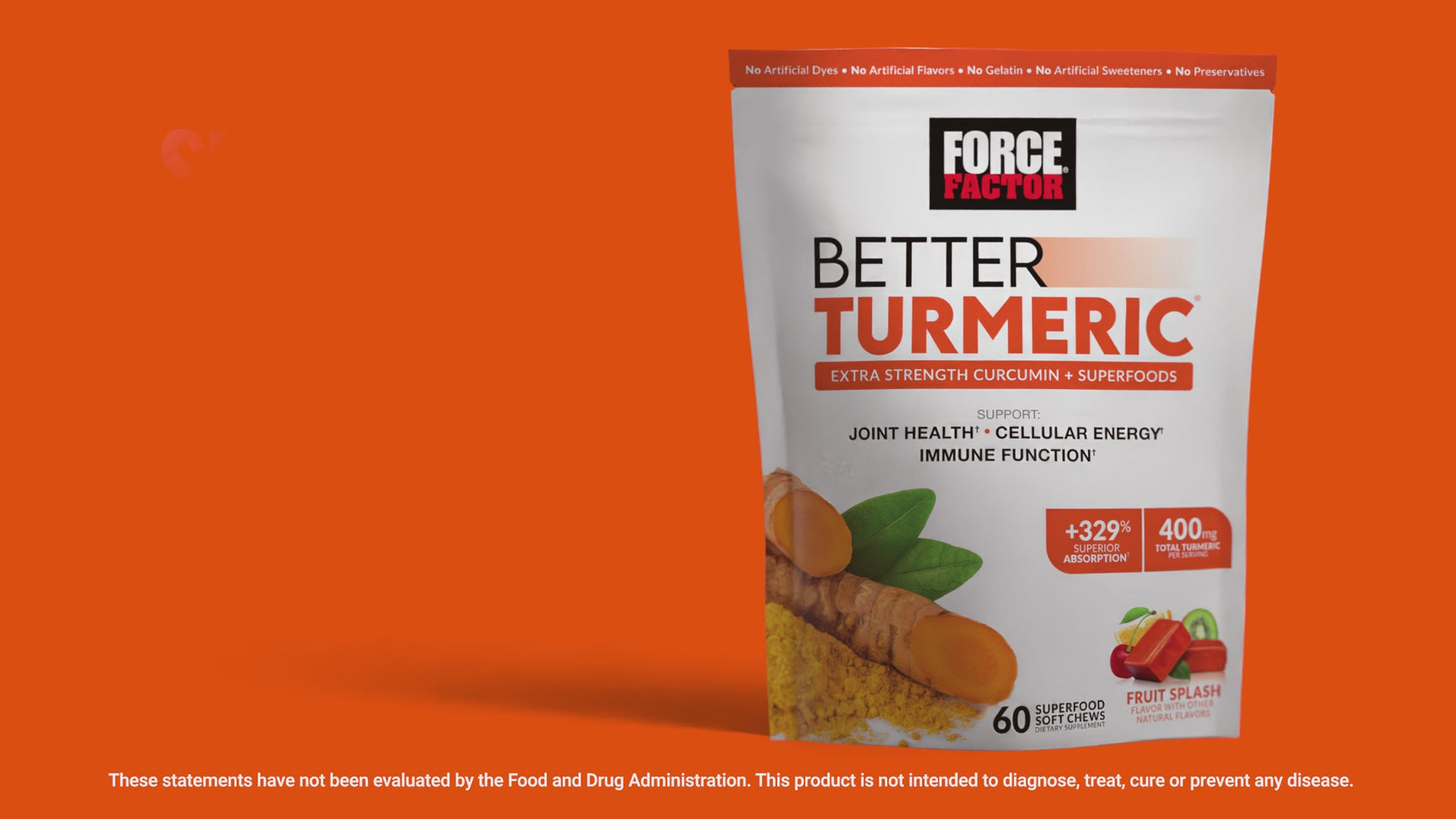 Better Turmeric Force Factor curcumina biodisponible HydroCurc [imagen 6].