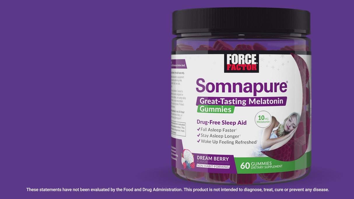 Suplemento Force Factor Somnapure Gomitas 120 Uds - Descanso Profundo Imagen 2