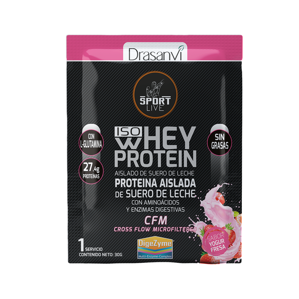 Whey + Recuperación + Aislado Yogur Fresa