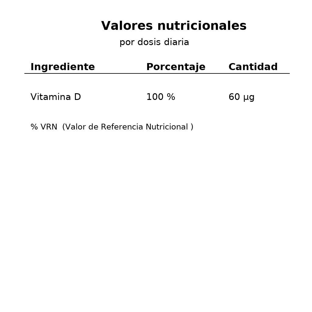 Suplemento Drasanvi Vitamina D3 2400UI 90 Comprimidos - Inmunidad Fortalecida 2