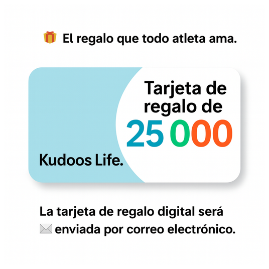 Kudoos Gift Card ₡25.000 tarjeta electrónica – bienestar para entrenar mejor en Costa Rica [imagen 2]