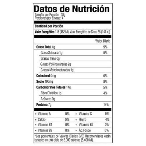 Chips Kibo Lentejas con Sal Marina 112g