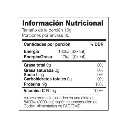 Colágeno en Polvo PowerLab Hidrolizado Sabor Neutro 300g