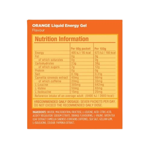 Bebida Energética GU Naranja 60g