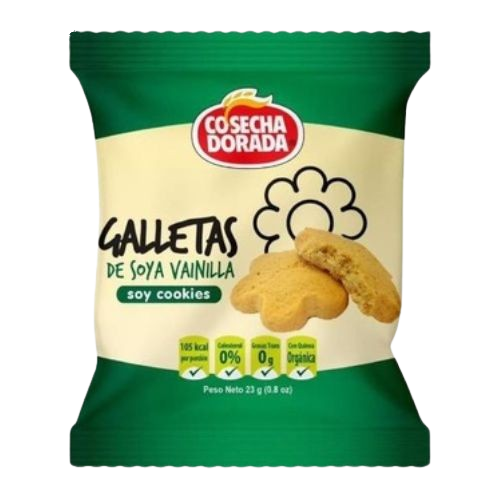 Galletas Cosecha Dorada Soya-Vainilla 10-Pack 230g