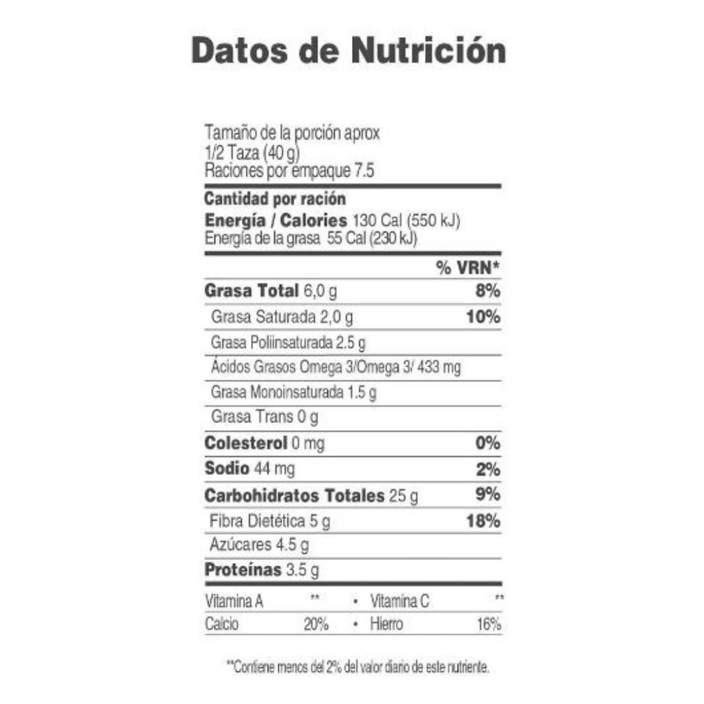 Granola Nutrisnacks Lite Manzana y Almendras 300g