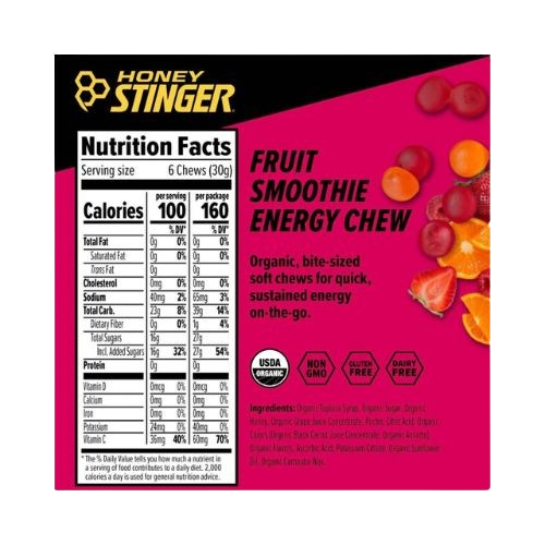 Gomitas Energéticas Honey Stinger Frutas 50g