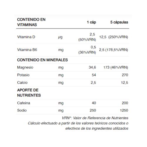 Pastillas Energéticas 226ERS SUB9 Pro Duplo de Sales y Electrolitos con Cafeína 2.4g