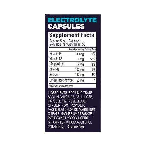 Pastillas Energéticas GU Roctane Ultra Endurance con Electrolitos 50 Capsulas