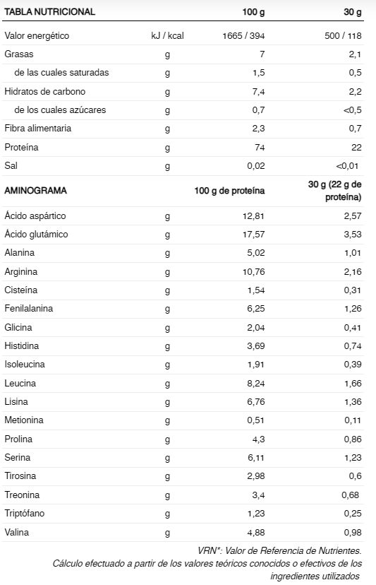 Proteína en Polvo 226ERS Vainilla 700g