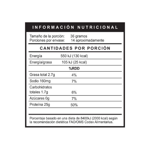 Proteína en Polvo PowerLab Aislada Soya Vainilla 500g