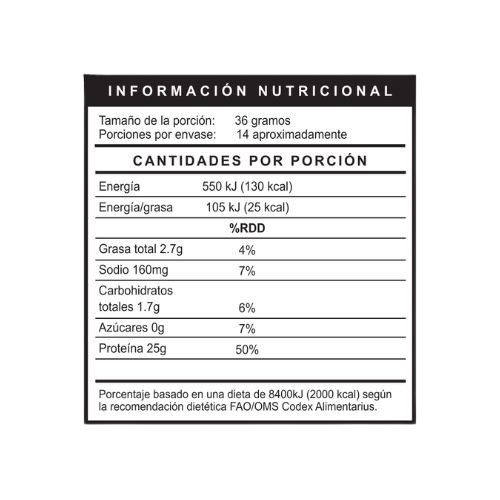 Proteína en Polvo PowerLab Aislada de Arveja 500g