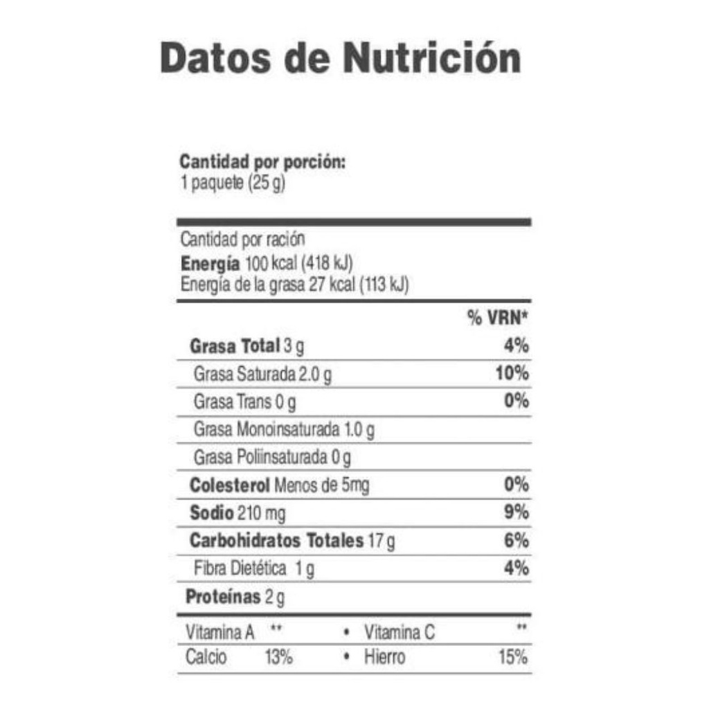 Rosquilla Nutrisnacks Biscolite Maíz y Queso 4-Pack 100g