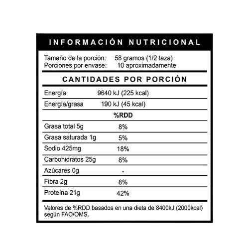 Proteína en Polvo PowerLab para Pancakes de Avena 580g