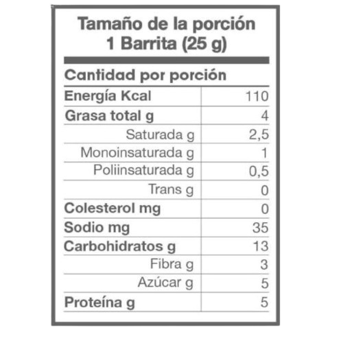 Barras de Cereal Tosh Frutos Amarillos 23g