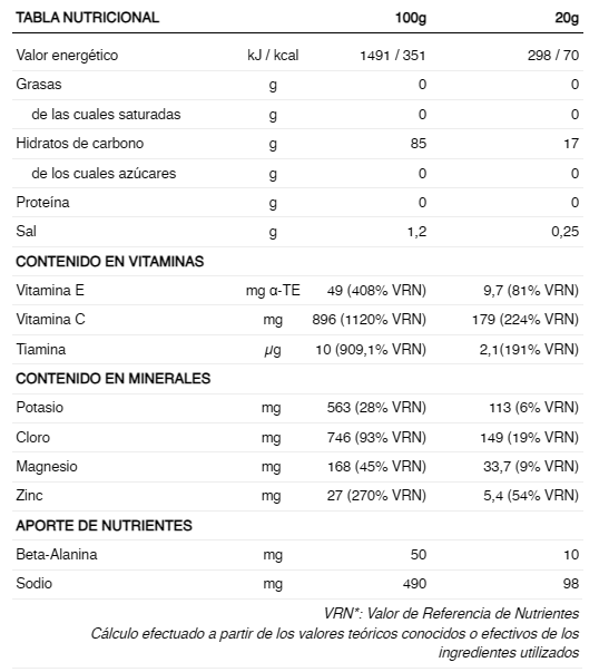 Bebida Energética 226ERS Isotónica en Polvo Frutos Rojos 20g