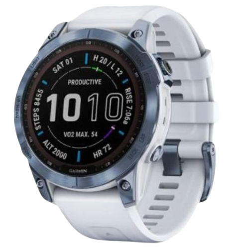 SmartWatch Garmin Fenix 7 Zafiro Solar 47mm Blanco 010-02540-24