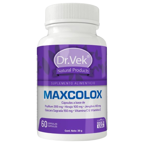 Vitaminas Dr.Vek Suplemento Alimenticio Maxcolox 60 Cápsulas 39g CR-DRVEK-09