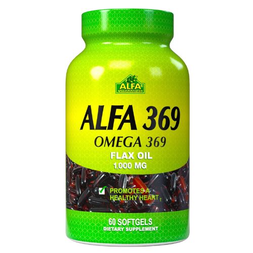 Vitaminas Alfa 369 Omega 369 1000mg 60 Cápsulas