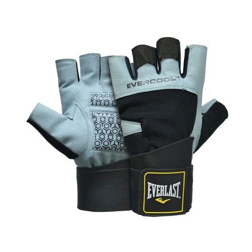 Guante Pesas Everlast Power House II Gris con Negro Talla L EVWG7K9P02-L