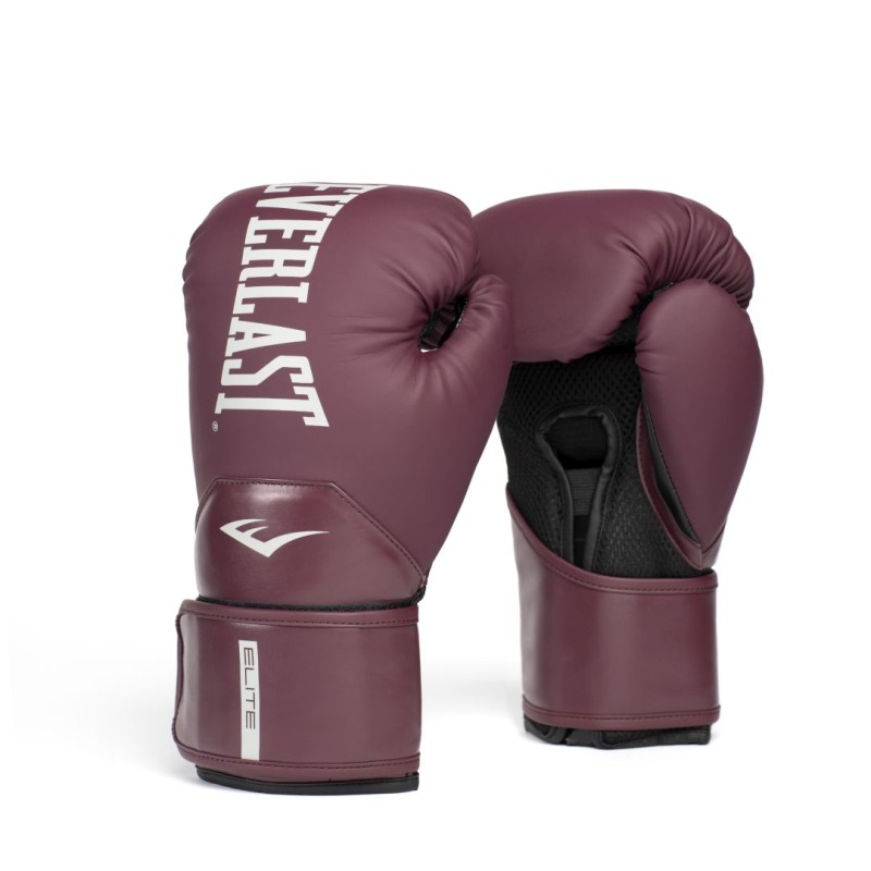 Guante de Boxeo Everlast Elite 2 Púrpura 10oz P00003300