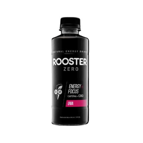 Bebida Energética Rooster Energía Uva + CBD 300ml
