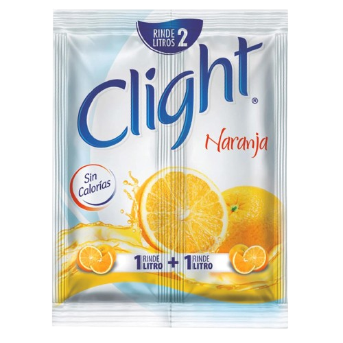 Bebida Clight Instantánea Sin Azúcar Naranja 14g