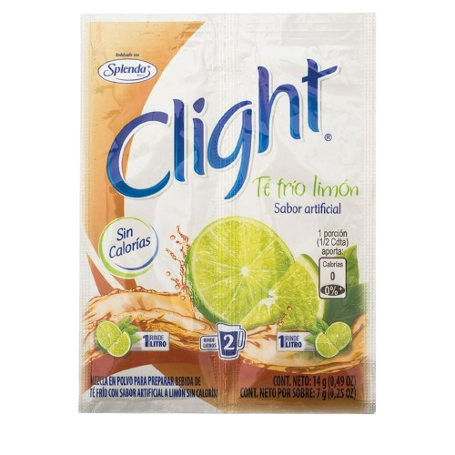 Bebida Clight Instantánea Sin Azúcar Te frio Limón14g