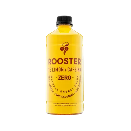 Bebida Energética Rooster Té Negro Limón 600ml